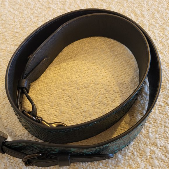 Coach Exotic Novelty Strap, Pine Green - Picture 6 of 16